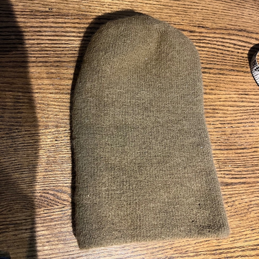 Vintage 100 wool beanie vtg workwear like carhartt 90s grunge skater made in usa - Picture 2 of 8